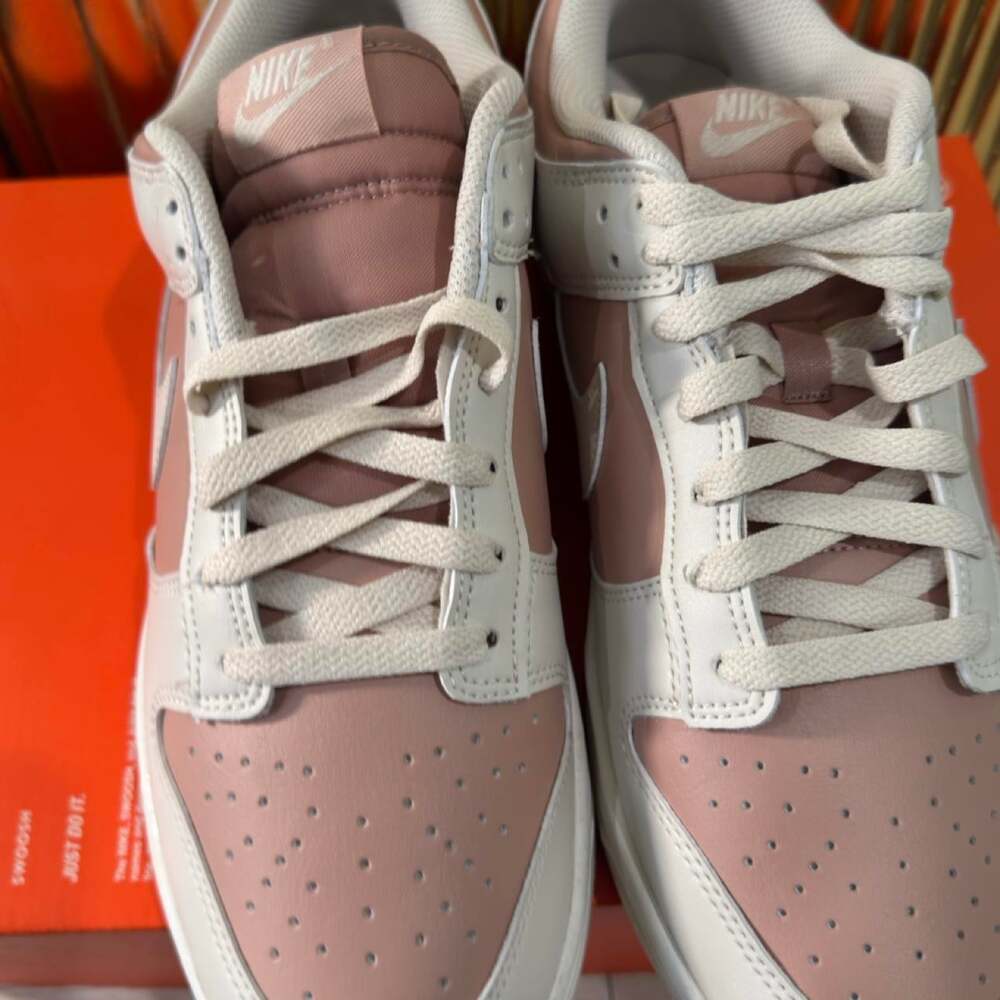 Nike Dunk Low Particle Pink Rosewood Women’s Sneakers – Size 11 - Picture 8 of 8
